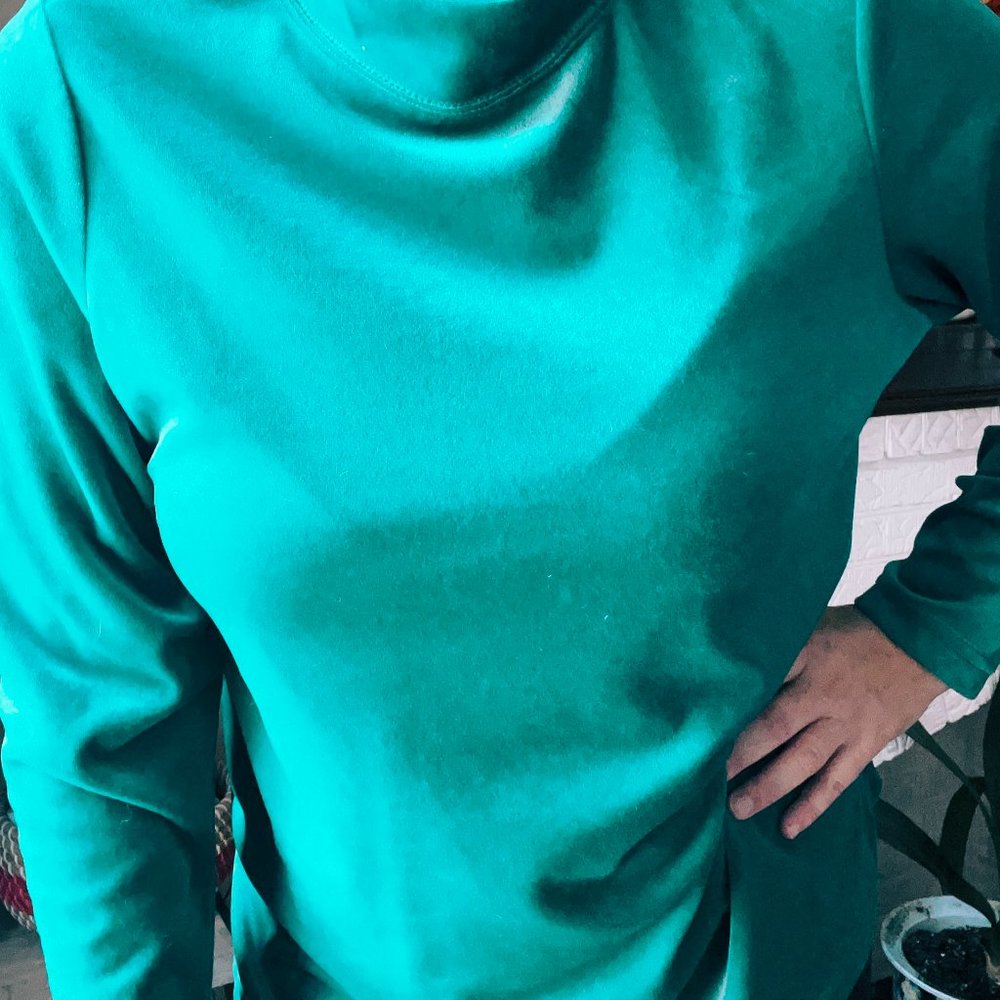 Women's Velvet Turtleneck